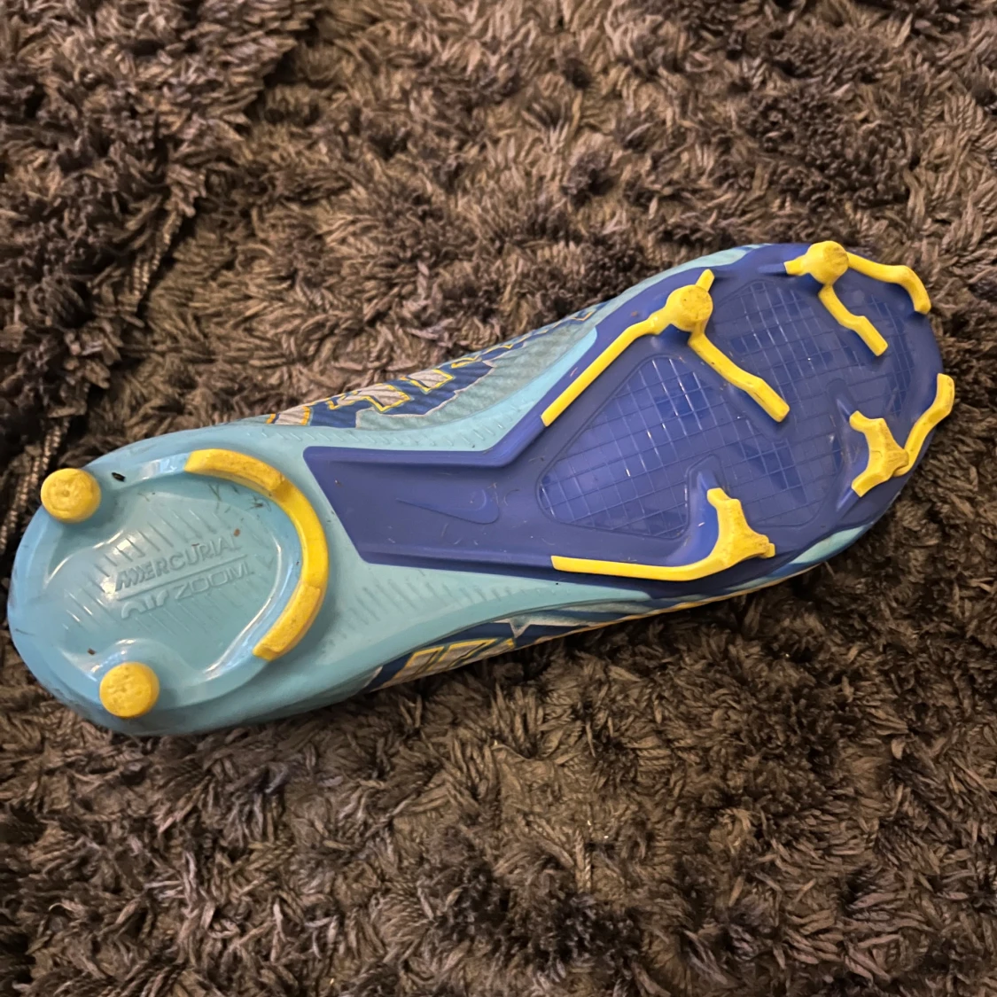 Nike Mercurial acedemy blå/gul - 2