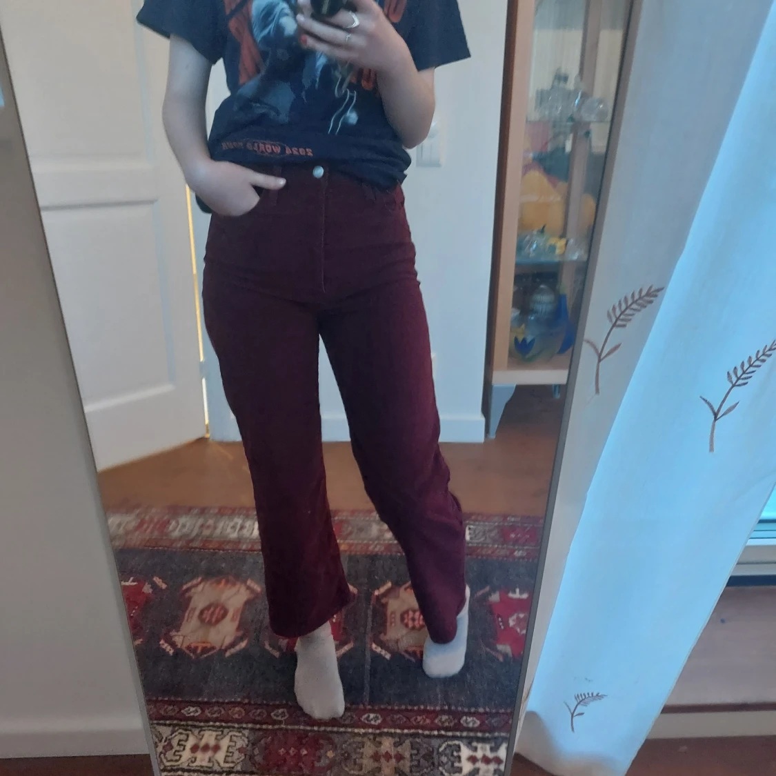 Levi's Vinröda manchesterbyxor - 2