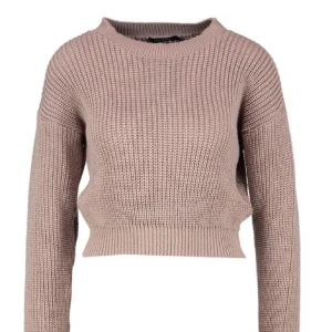 Tröja - Rosa / beige stickad tröja 🩷Säljer samma i blå 💙