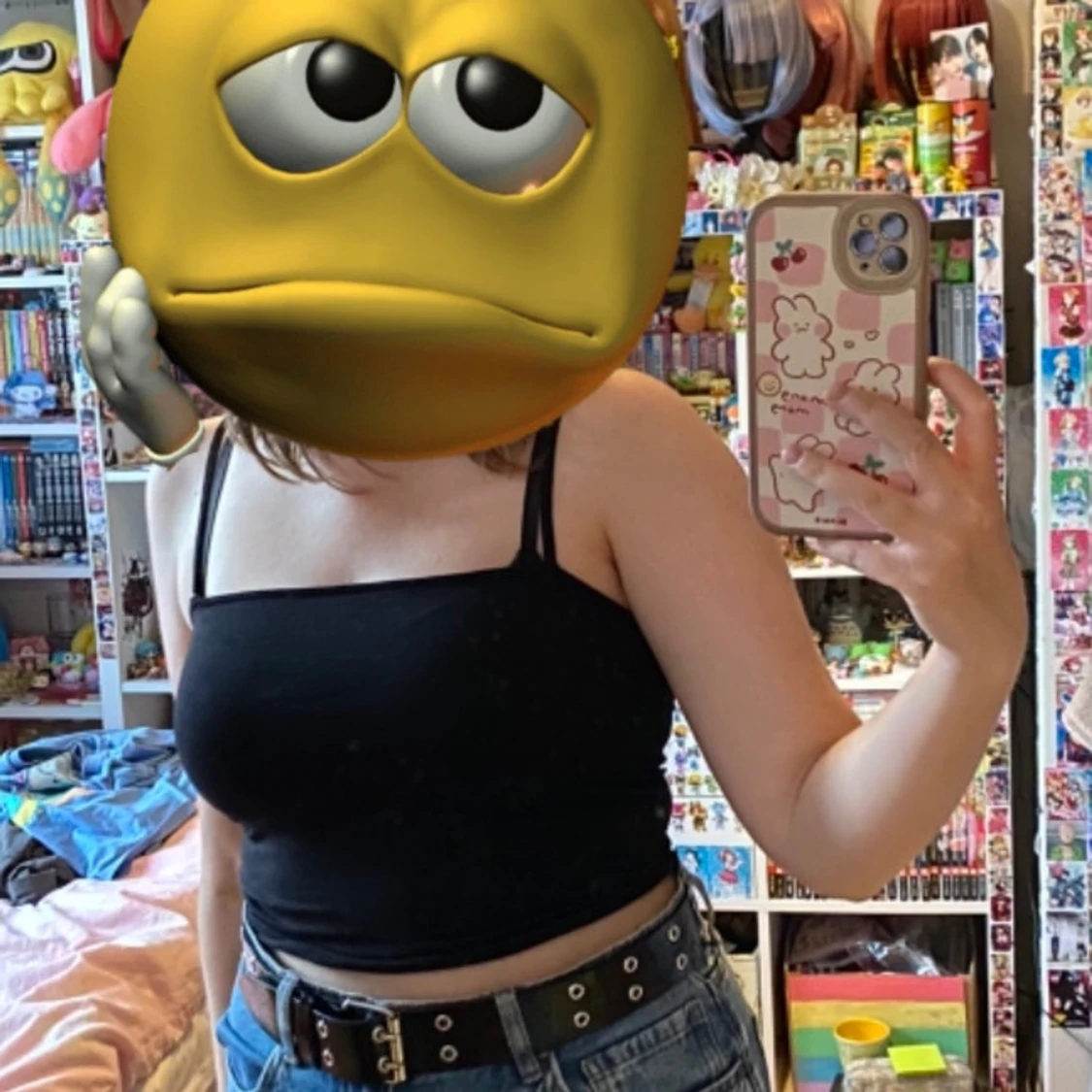 Croptop HM svart snygg - 91