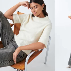 Stickad T-shirt  - Säljer min jättefina oanvända stickade T-shirt från Gina i storlek S. Passar xs-m