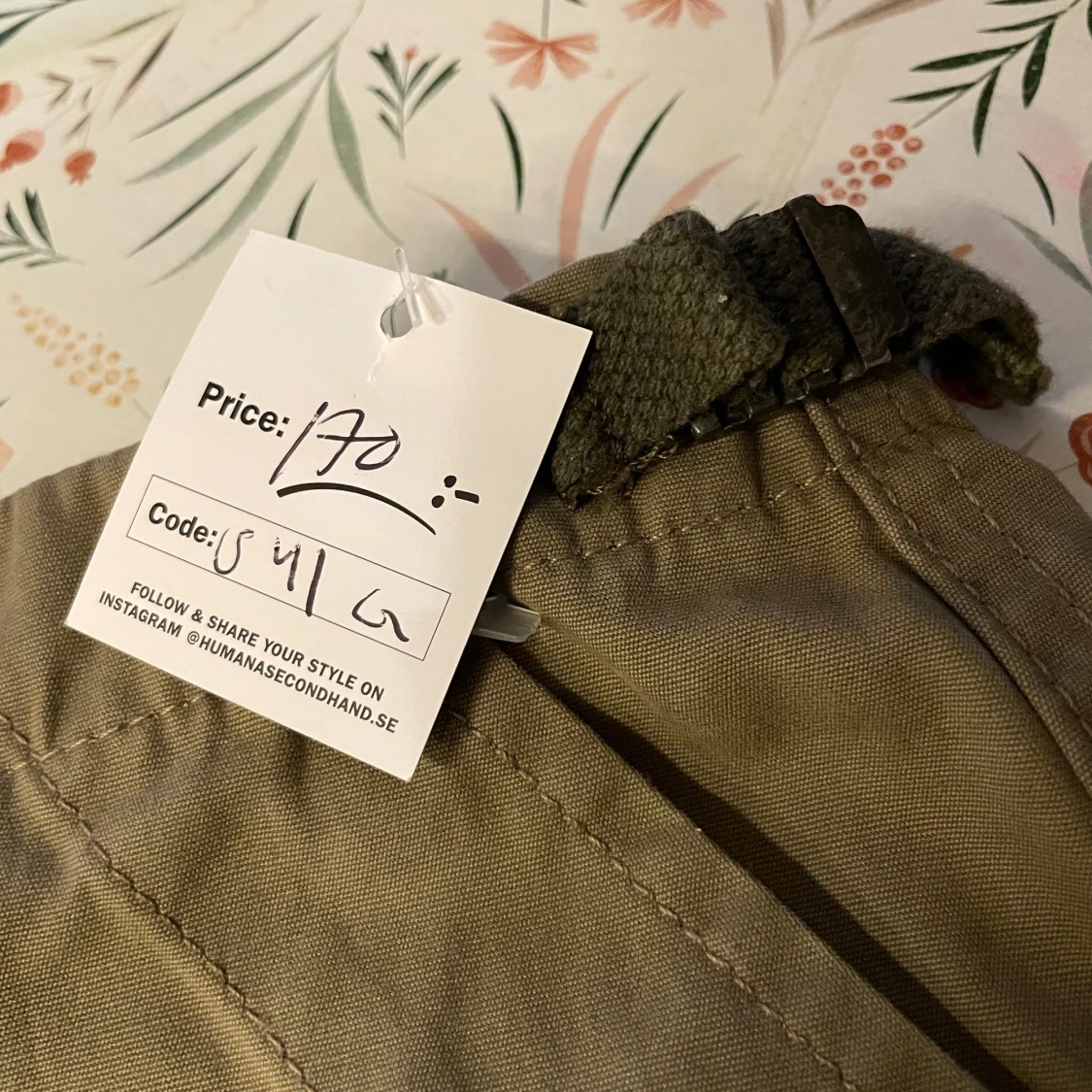 Camouflage grön kjol  - 92