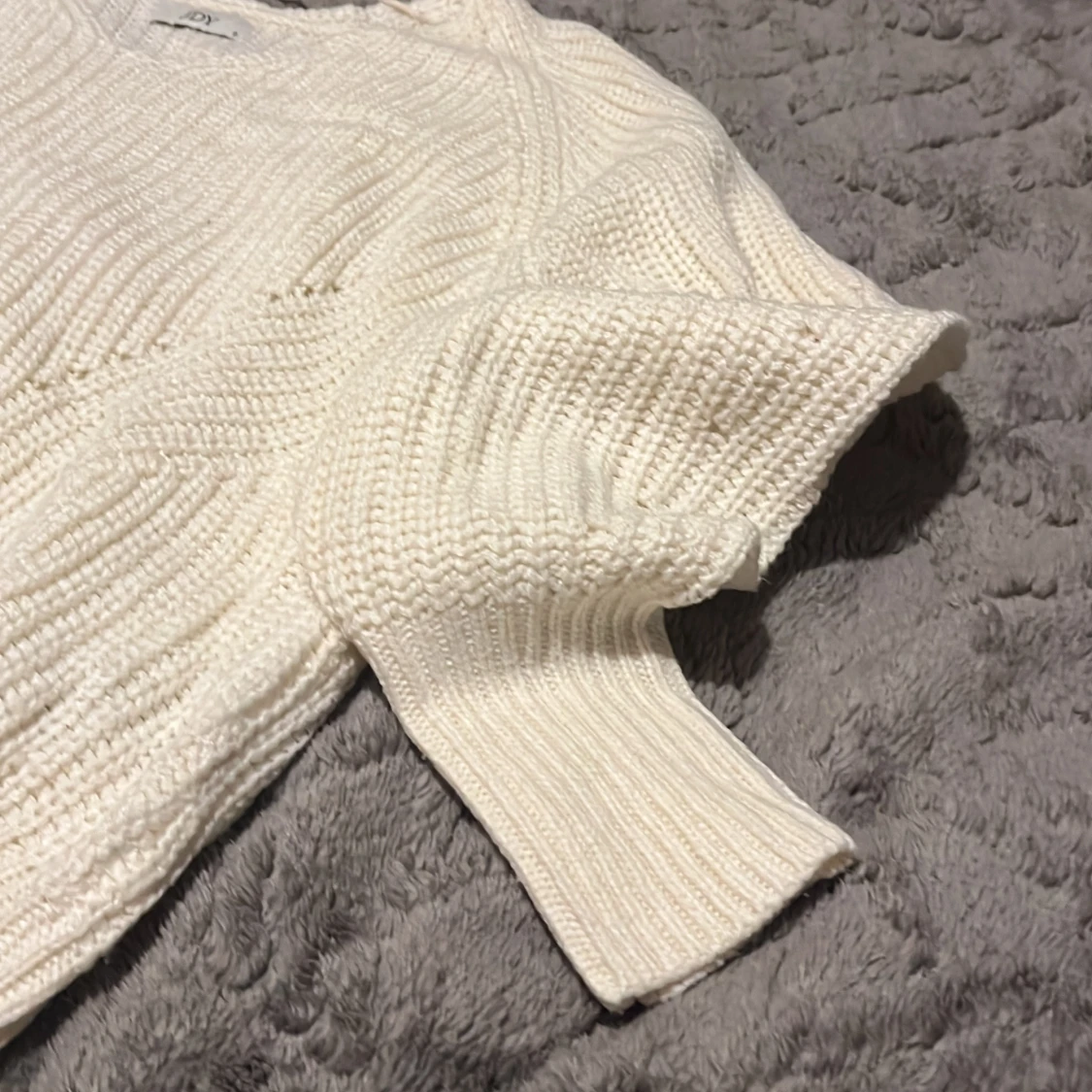 Vit stickad tröja från JDY - 91