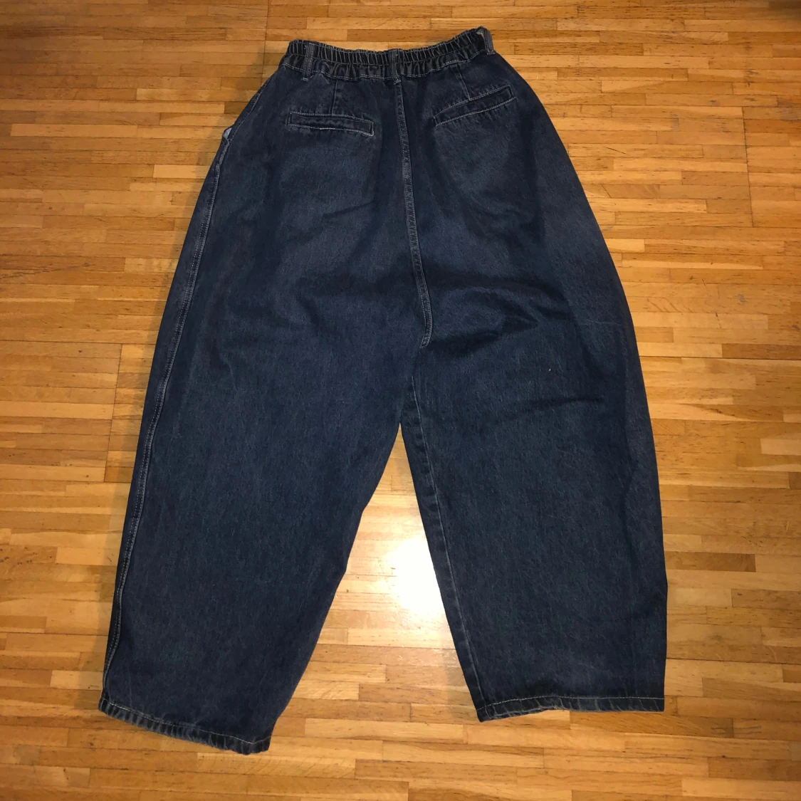 Baggy blåa vintage jeans - 3