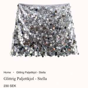Glittrig paljettkjol - Jättesnygg glittrig paljettkjol från design by amor som tyvärr inte passade mig🙃 Aldrig använd, endast testad! Sitter jättebra och är perfekt till fest🌟 Pris är diskuterbart! 