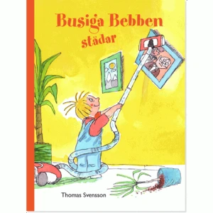 Busiga Bebben städar (inbunden) - Busiga Bebben städar Idag ska pappa städa. Men han tycker att det är tråkigt och det finns så många dammråttor. När pappa vill vila sig lite rycker Busiga Bebben in och hjälper till med städningen. Nu blir huset städat på ett sätt som aldrig förr ...    Format Inbunden   Omfång 32 sidor   Språk Svenska   Förlag Busiga Bebben HB   Utgivningsdatum 2017-09-01   Medverkande Thomas Svensson   ISBN 9789198298963  