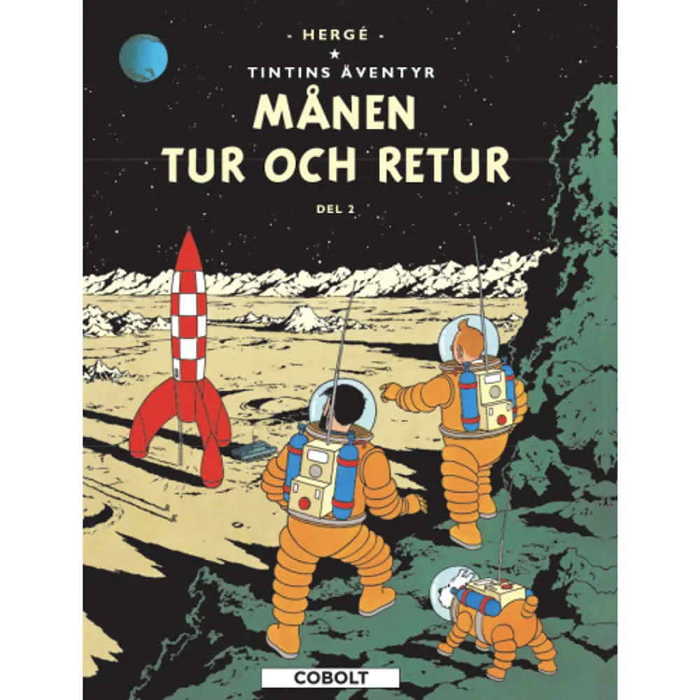 Femton år före Neil Armstrong tar Tintin och hans vänner de första stegen på månen.På väg mot månen får besättningen på månraketen en överraskning när Dupondtarna dyker upp. De har tagit fel på tiden och råkat följa med som fripassagerare. Då syreförrådet ombord inte är avsett för så många har de ett svårt problem att lösa, men färden fortsätter. Fast det är inte bara bristen på syre som utgör ett hot, faran lurar från flera håll...    Format Inbunden   Omfång 61 sidor   Språk Svenska   Förlag Cobolt Förlag   Utgivningsdatum 2020-09-22   Medverkande Björn Wahlberg   ISBN 9789188897664  . Böcker.