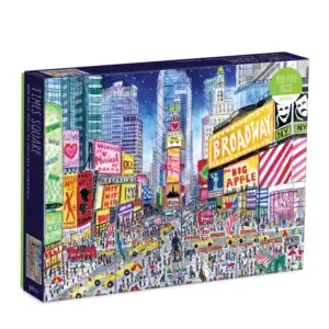 Award-winning designer, illustrator, and creative director Michael Storrings captures the chaotically beautiful juxtaposition of people and cars against the signage of Times Square. Galison puzzles are packaged in matte-finish sturdy boxes, perfect for gifting, reuse, and storage. An insert of the full puzzle image is also included.    Format Övrigt   Språk Engelska   Utgivningsdatum 2021-04-29   ISBN 9780735367074  