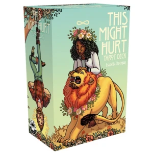 This Might Hurt Tarot Deck - Created by the wildly talented Isabella Rotman, THIS MIGHT HURT TAROT DECK is a cult deck with a strong following. Each card pays homage to the classic tarot imagery of the Rider Waite Smith yet is remixed to fit the modern-day tarot reader. THIS MIGHT HURT TAROT DECK embraces the fact that sometimes, essential changes or fundamental truths might hurt at first... but after that, it will heal. THIS MIGHT HURT TAROT DECK is immediately accessible for those starting on their tarot journey and the perfect addition to any rebellious witch's collection. The THIS MIGHT HURT TAROT DECK is warm and inviting, with each suit following a different colour palette. And many cards are lovingly crafted from portraits of real people in Isabella Rotman's life, ensuring that everyone gets the spotlight in magical spaces.