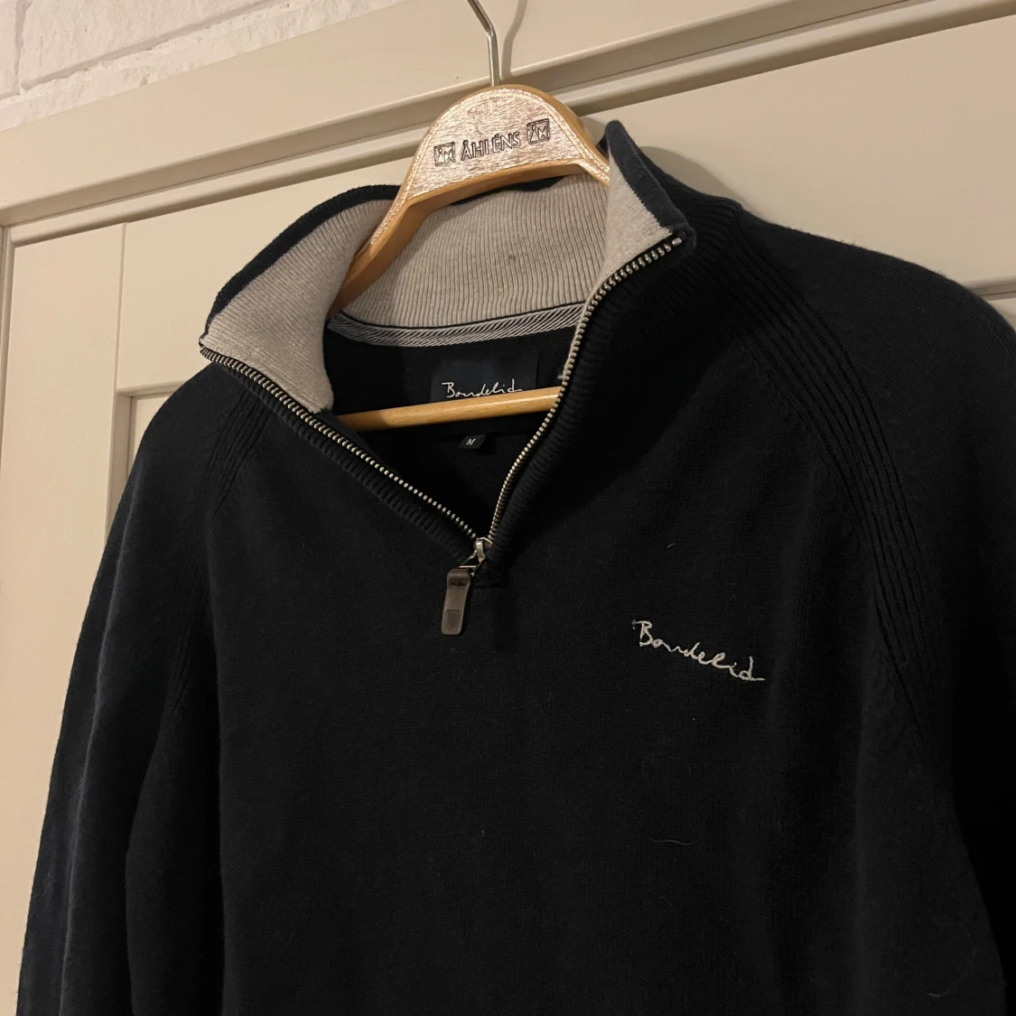 Mörkblå Bondelid halvzip - 91