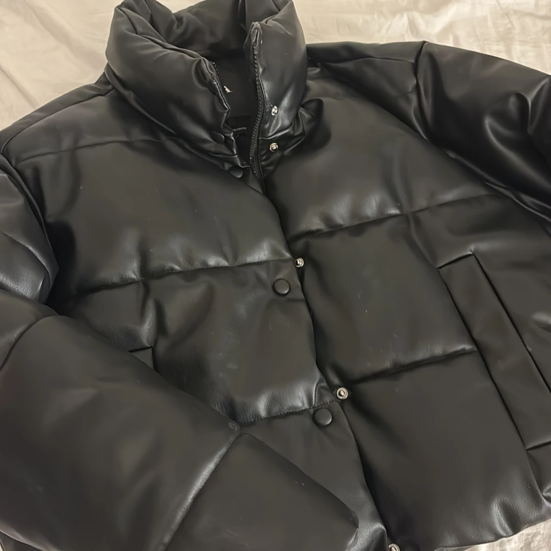 Skinn puff jacka  - 90