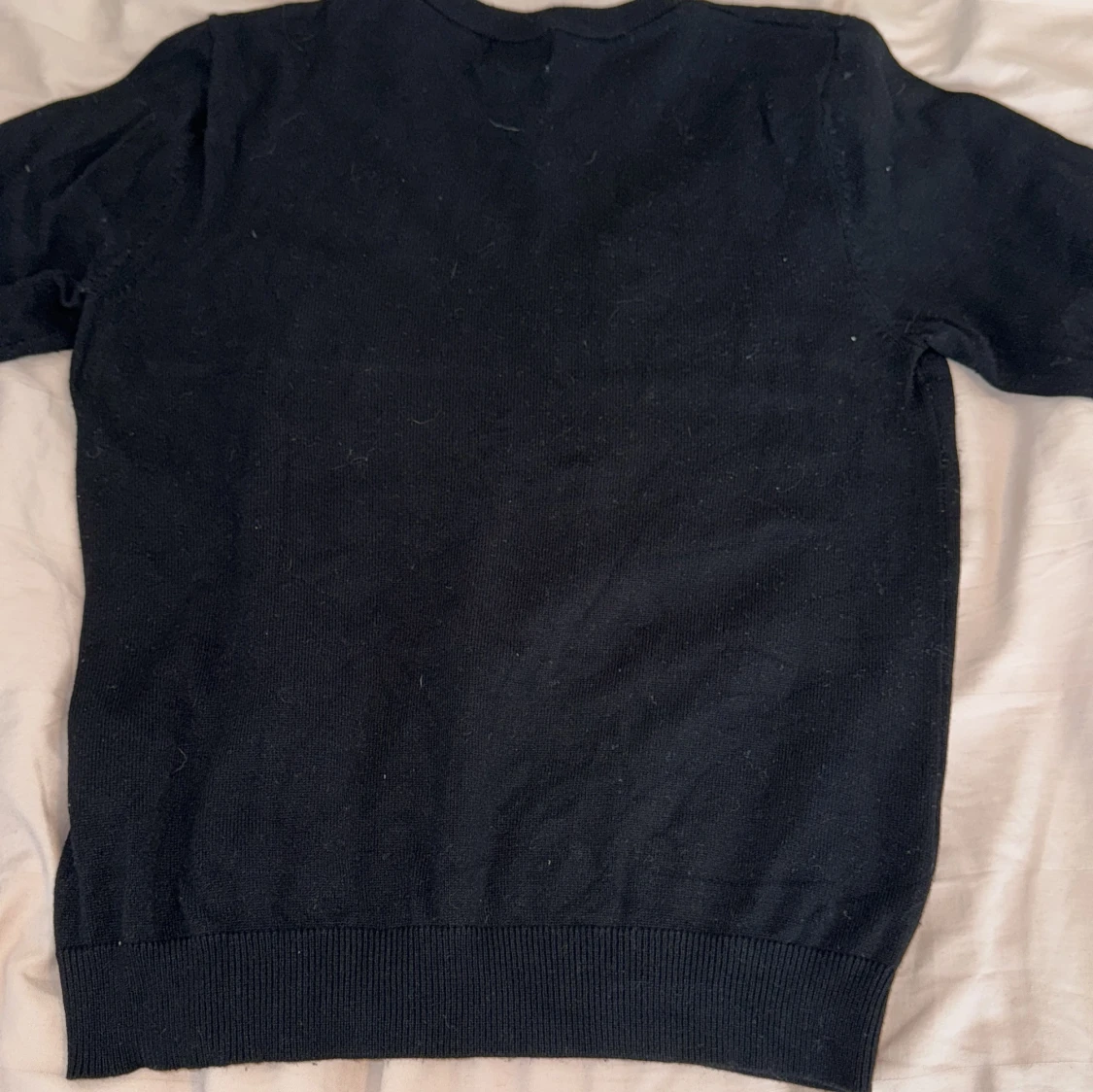 Svart stickad tröja från H&M - 1