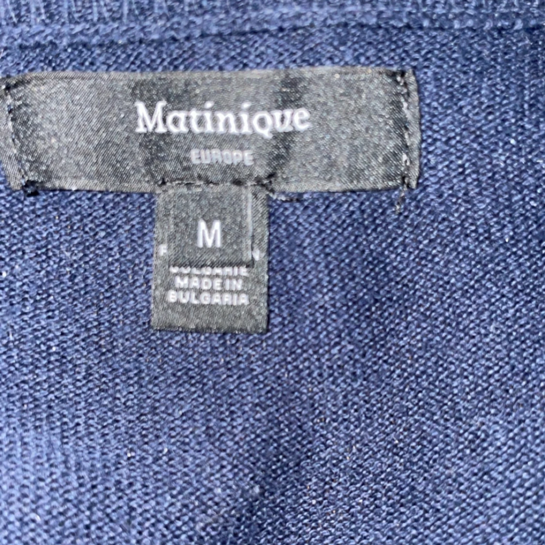 Mörkblå cardigan från Matinique - 3
