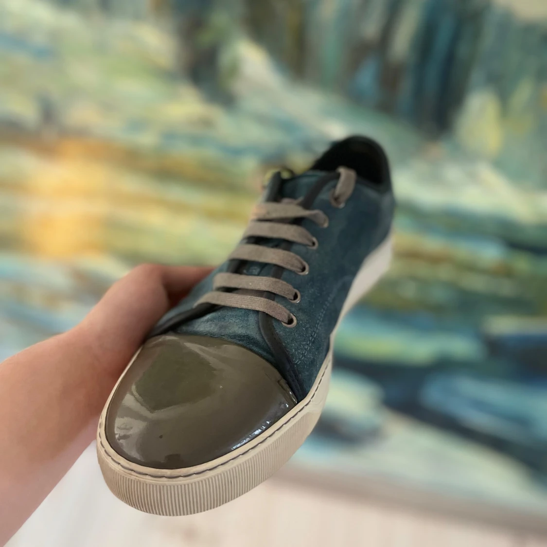 Blåa Lanvin DBB1 skor - 3