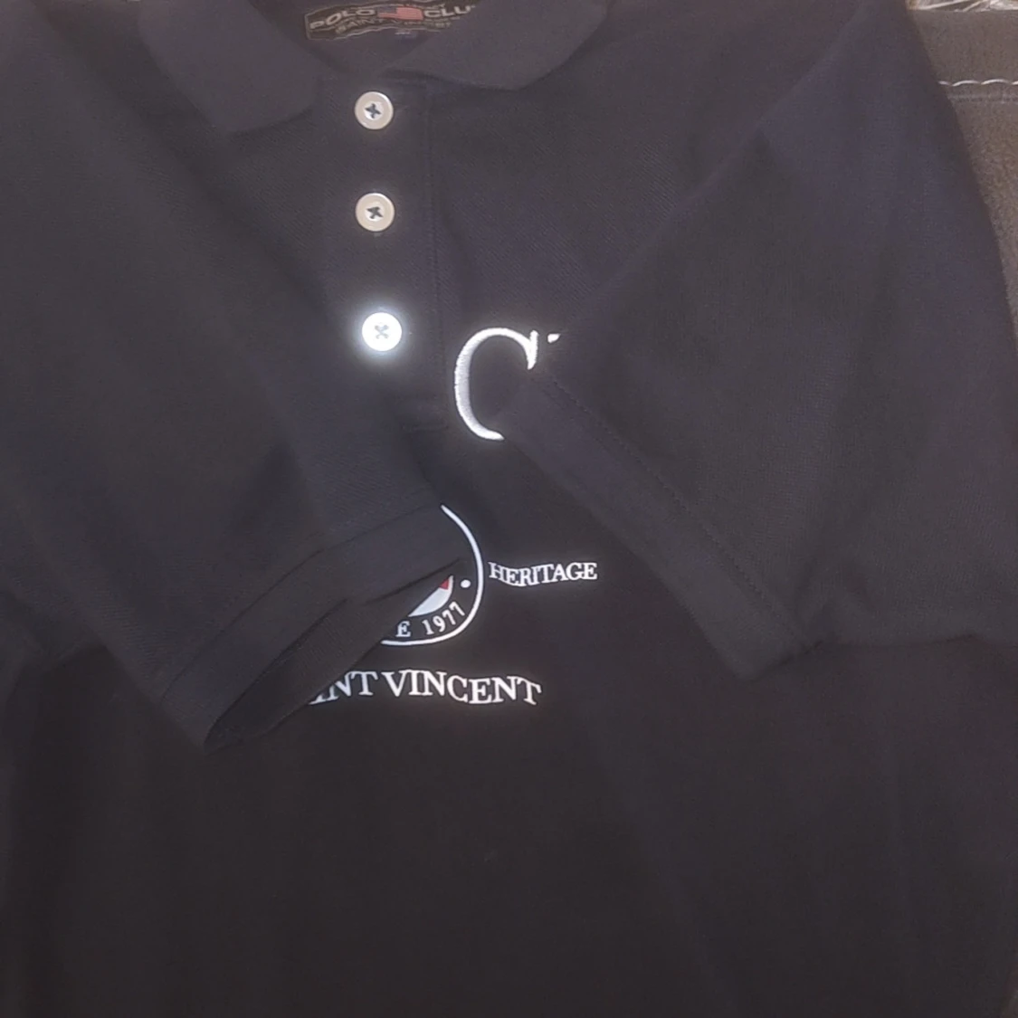 Svart pikétröja från Polo Club Saint Vincent - 1