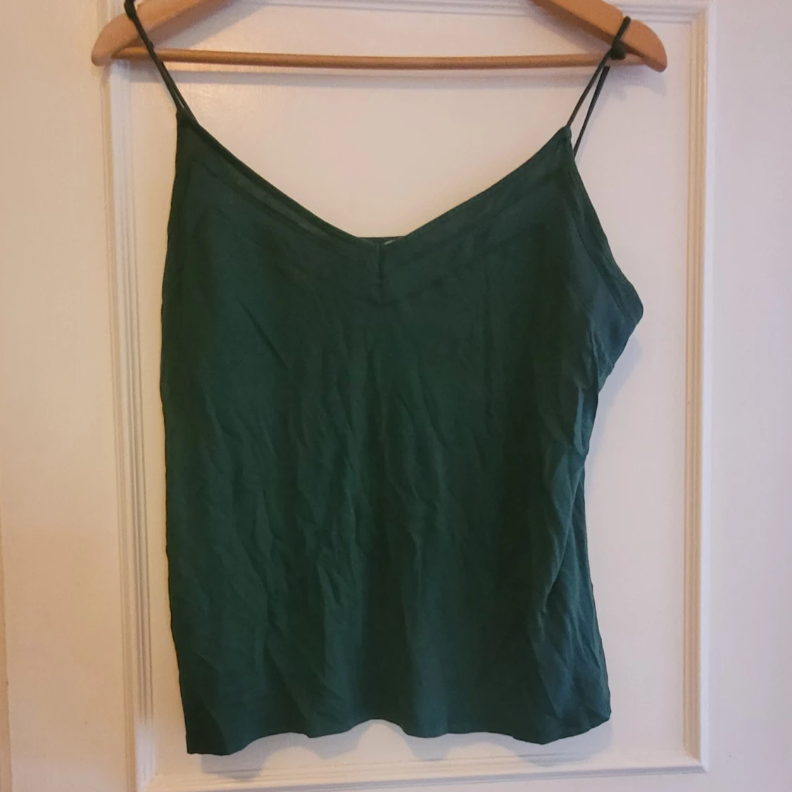 Mörkgrön linnetopp från H&M