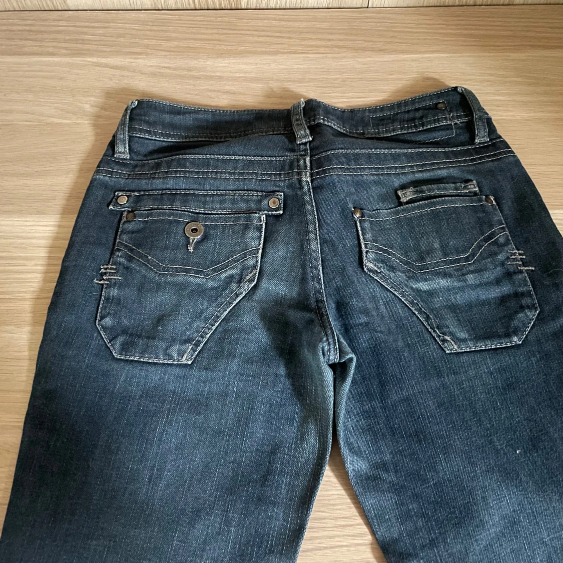 Mörkblå bootcut jeans Esprit Denim - 4