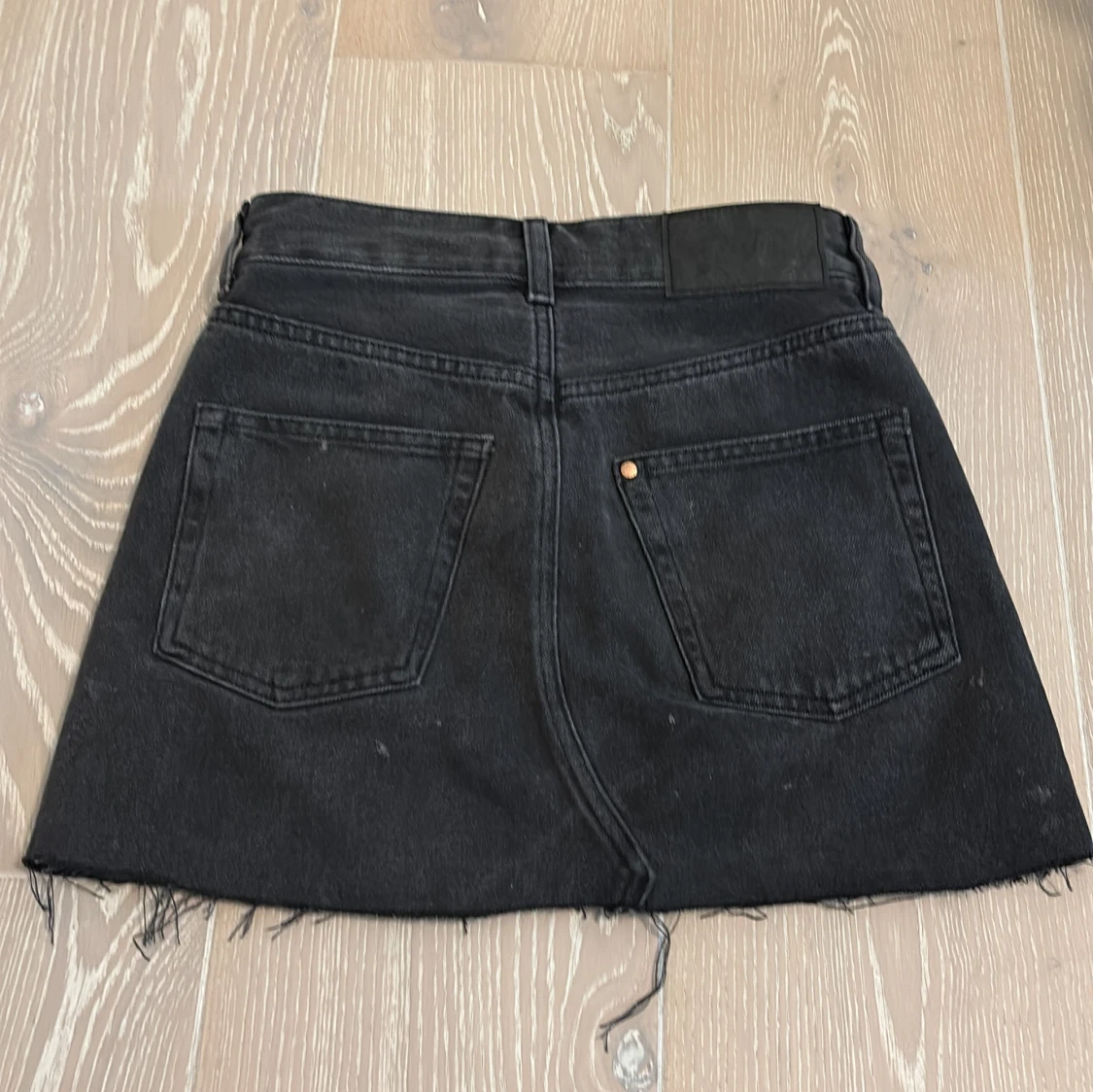 Svart jeanskjol xxs - 3