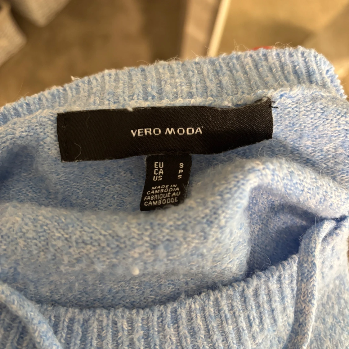 Ljusblå stickad tröja Vero Moda - 2