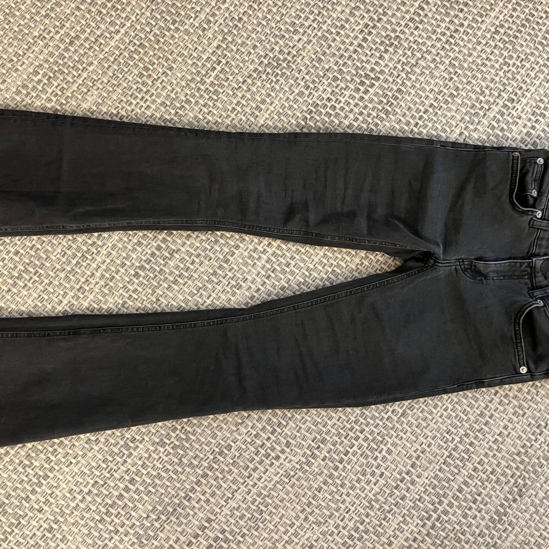 Svarta bootcut jeans 157 XS
