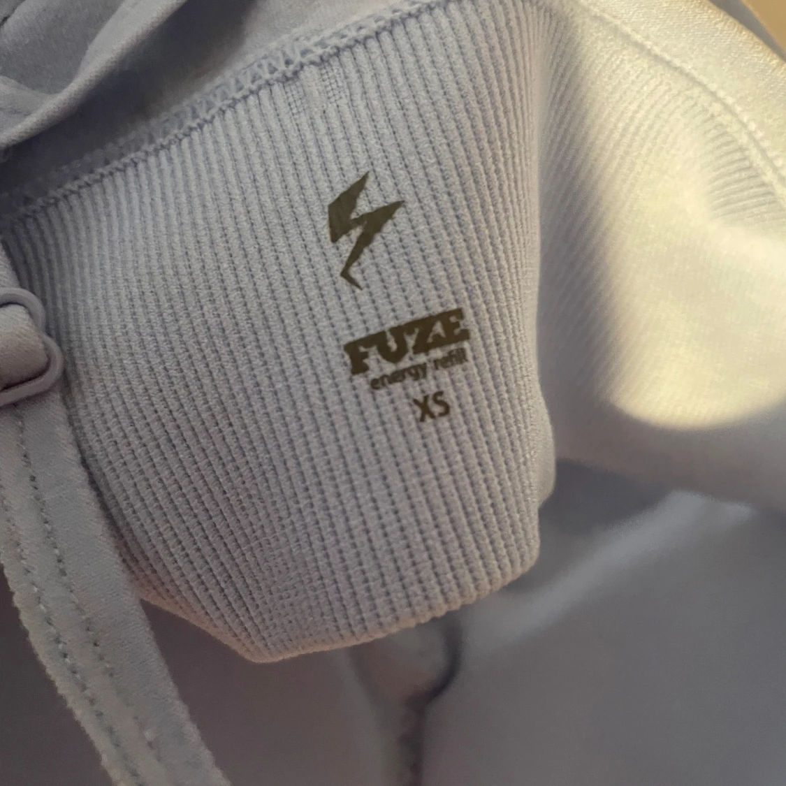 Ljusblå tränings topp/bh - 3