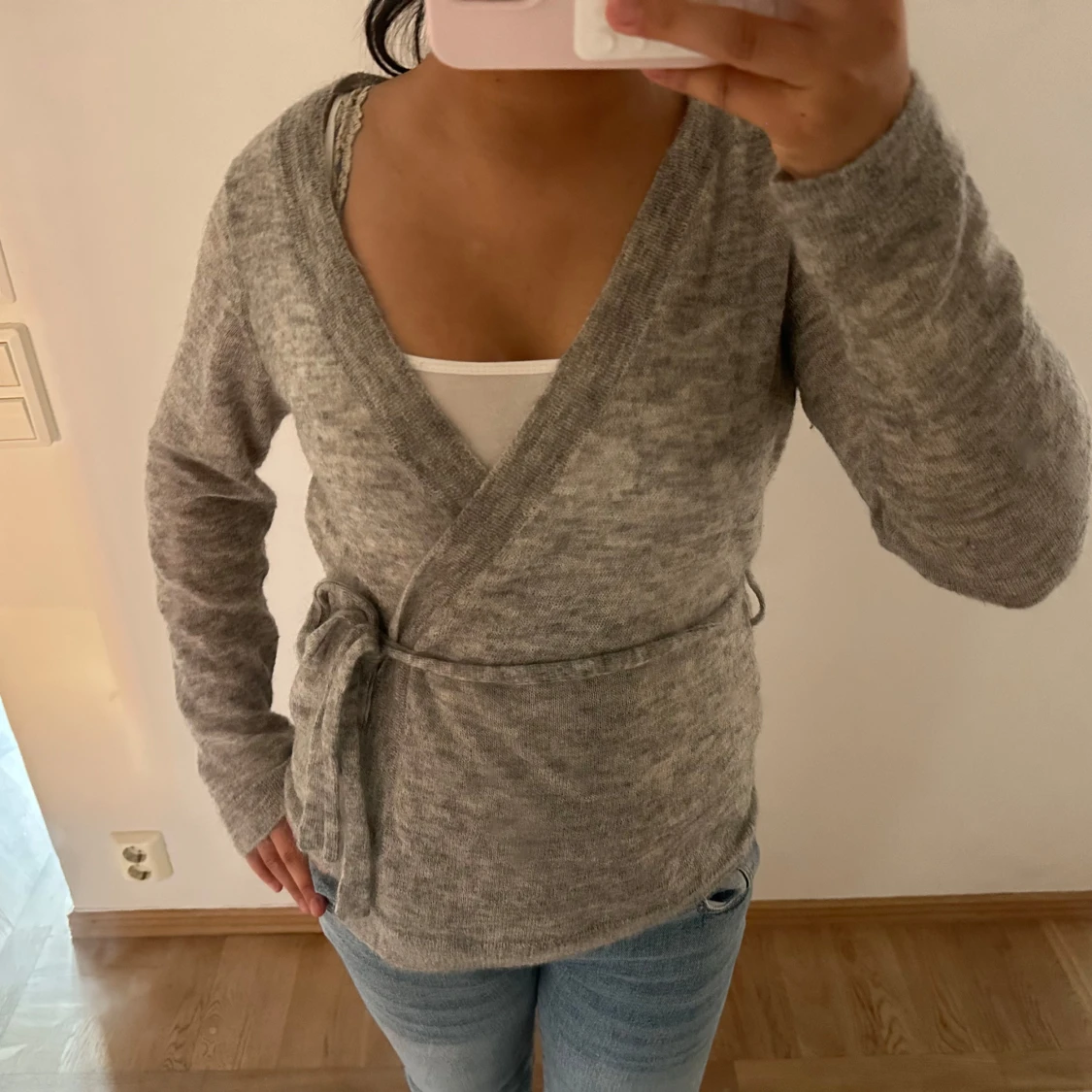 Grå omlottkofta från STOCKH LM - 1
