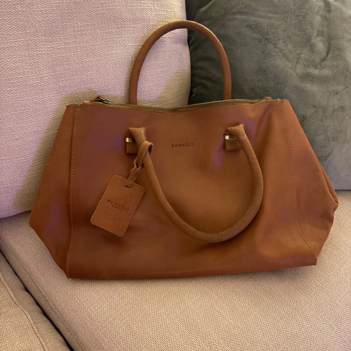 Brun handväska från Burkely