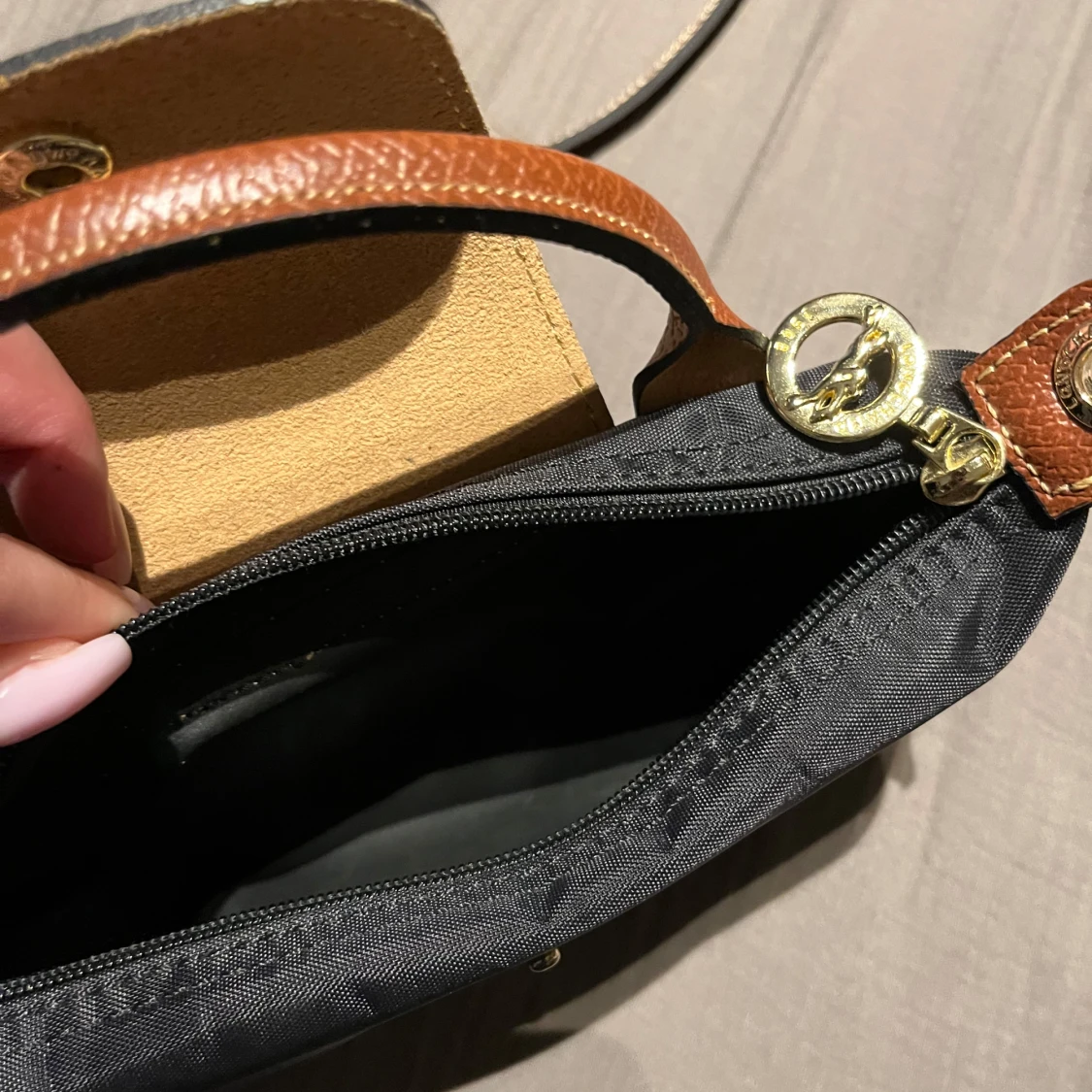 Svart och brun axelväska - 4