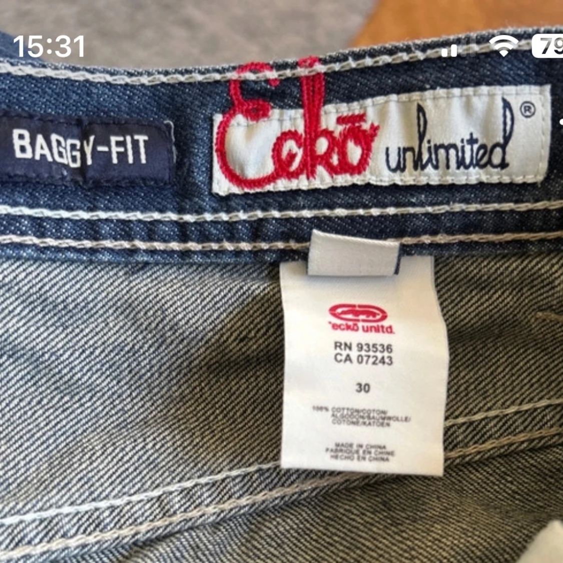 Blå baggy jeans från Ecko Unlimited - 2