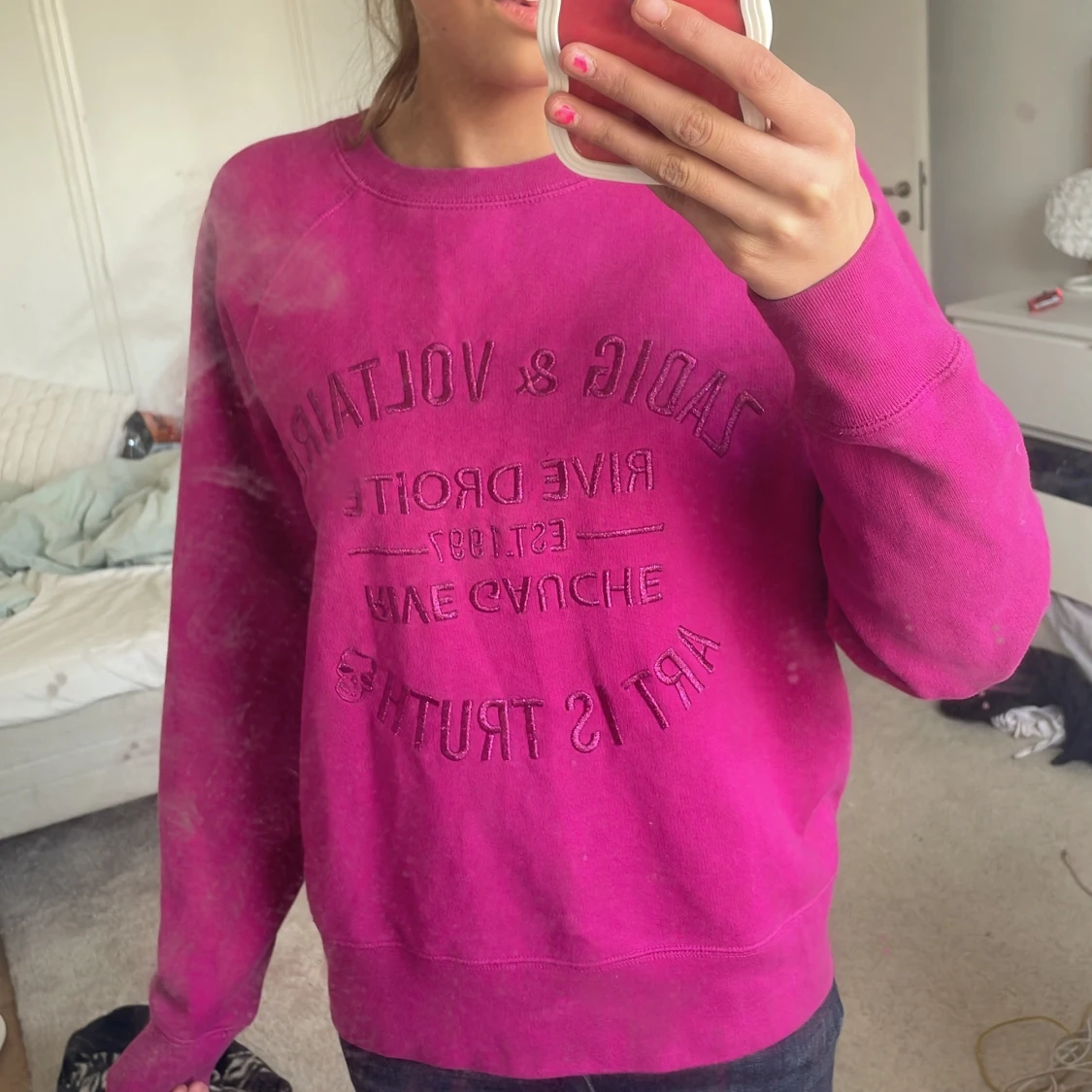 Rosa sweatshirt från Zadig & Voltaire - 1