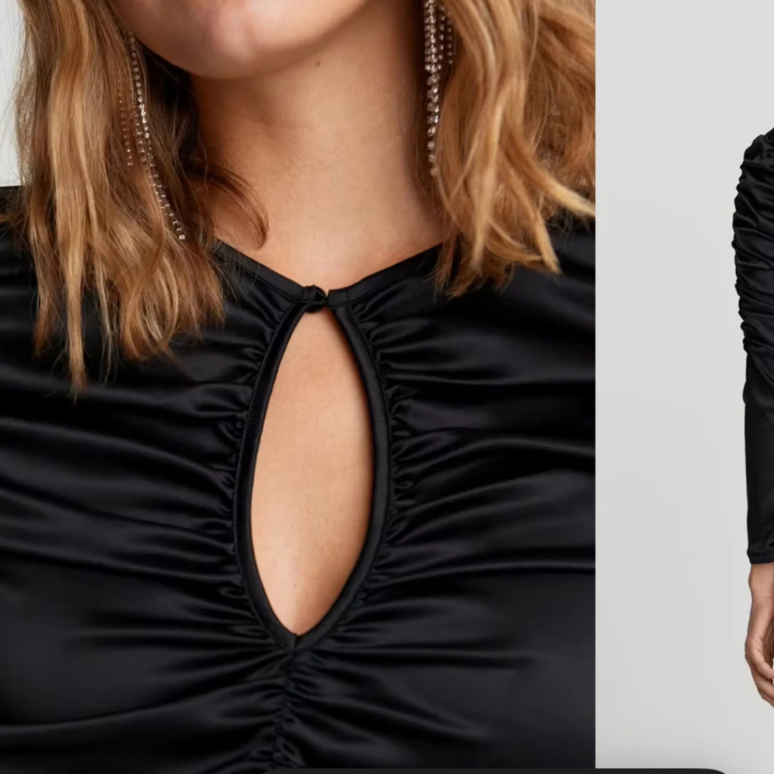 Svart långärmad topp - Ginatricot - 1