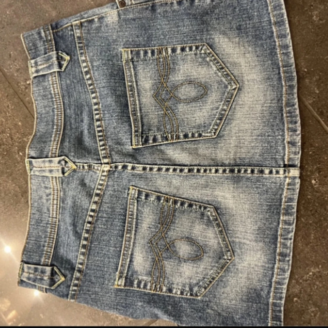 Jeanskjol med fickor - 1