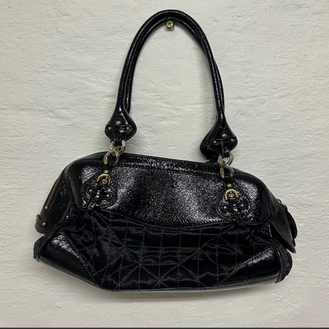 Svart vintage Luana handväska - 1