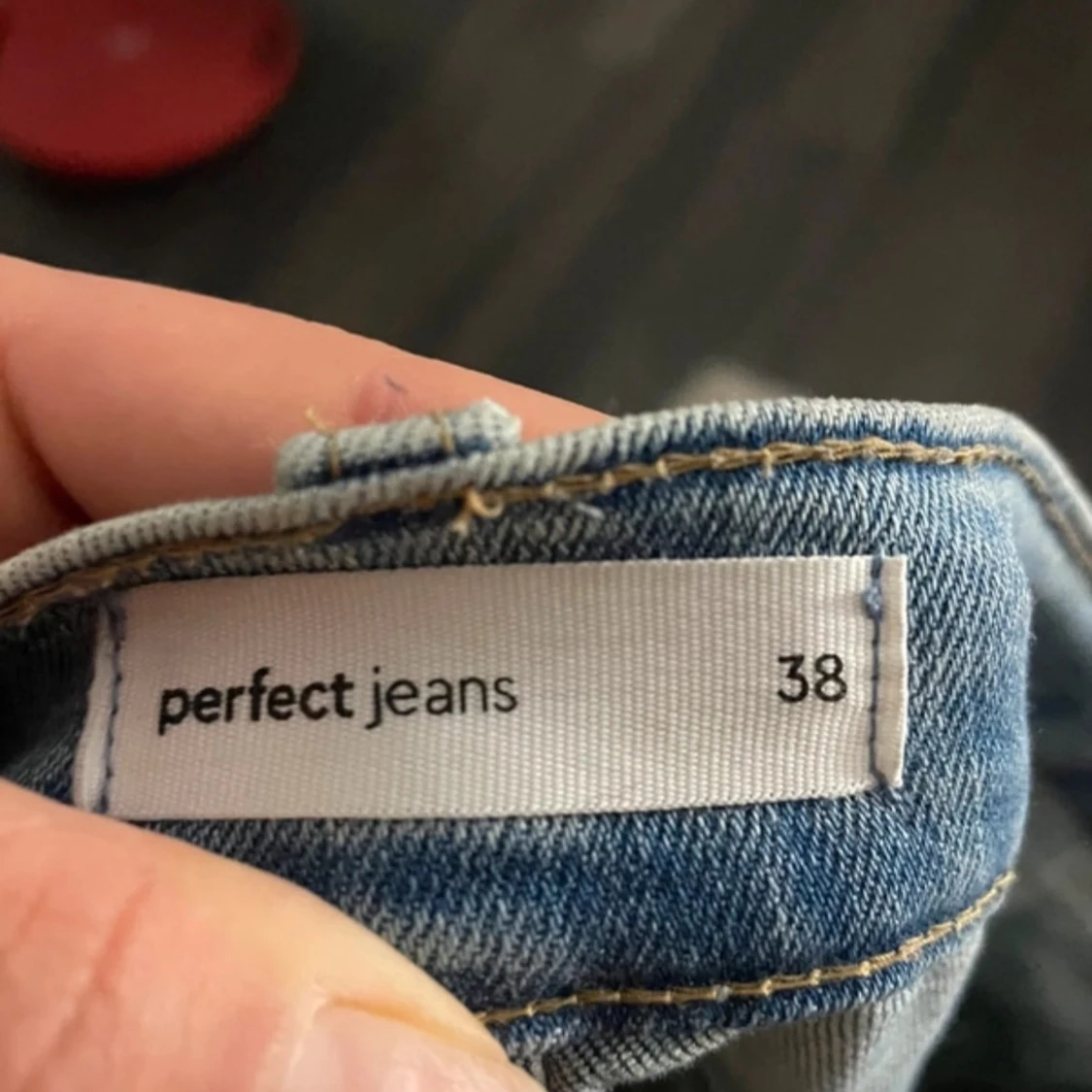 Blå bootcut jeans från gina Perfect Jeans - 2