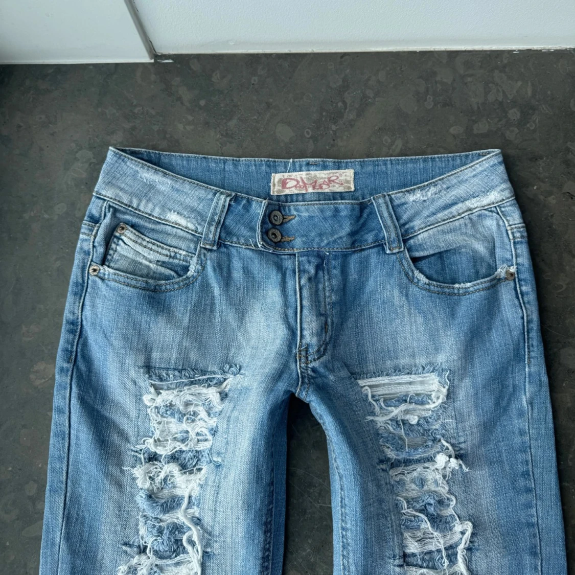 Lågmidjade jeans  - 1