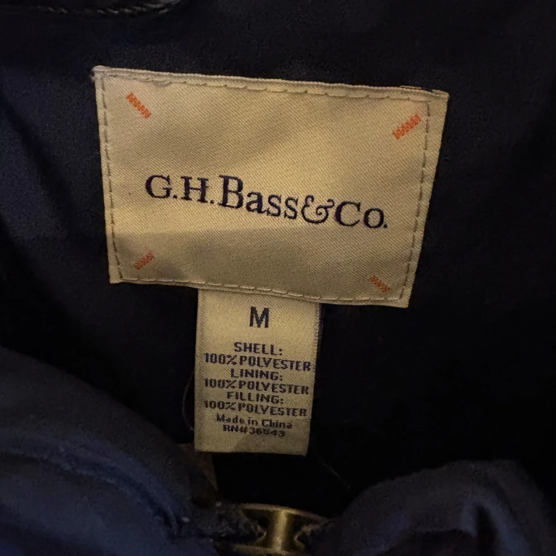 Mörkblå quiltad väst från G.H. Bass & Co. - 2