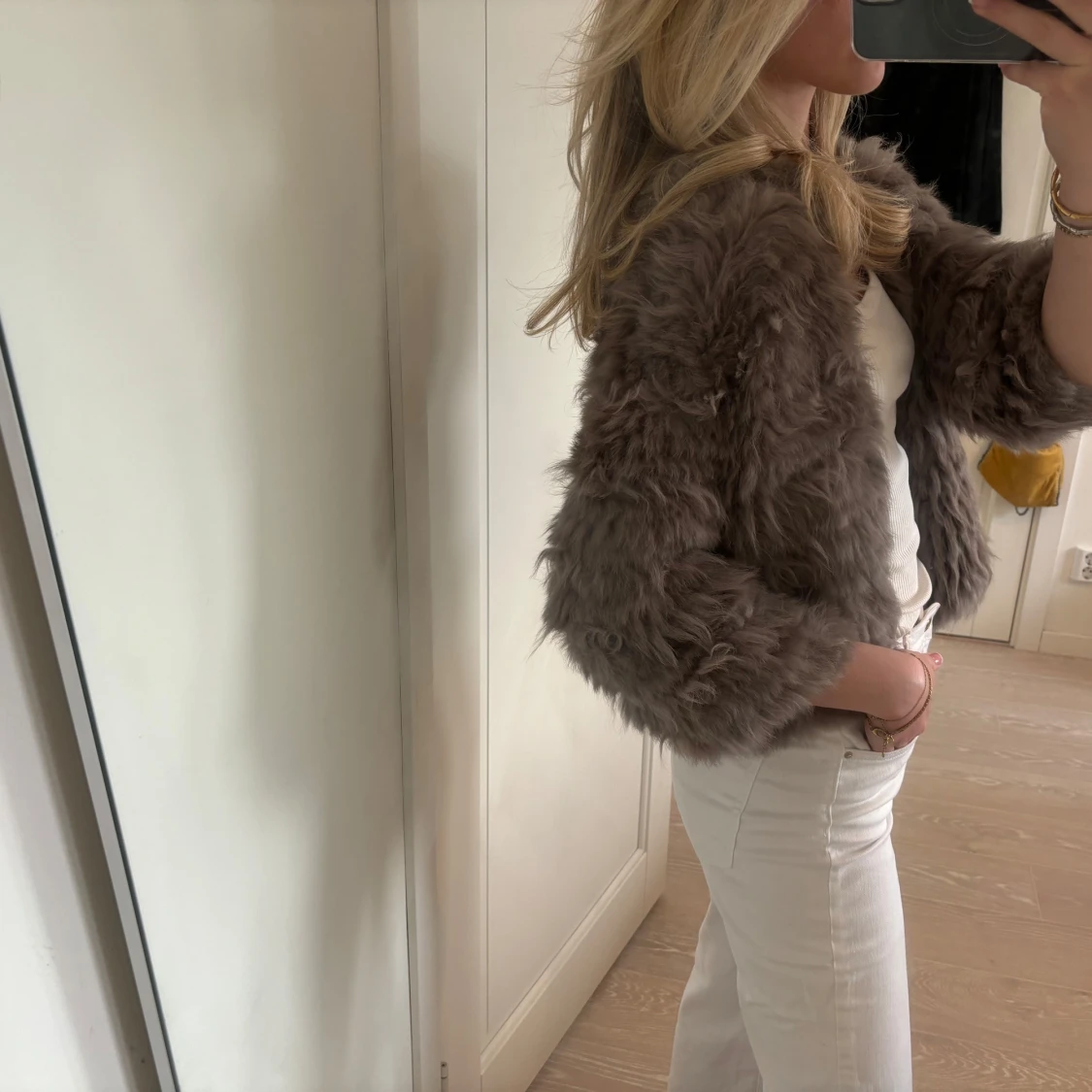 Kofta i äkta kaninpäls - 1