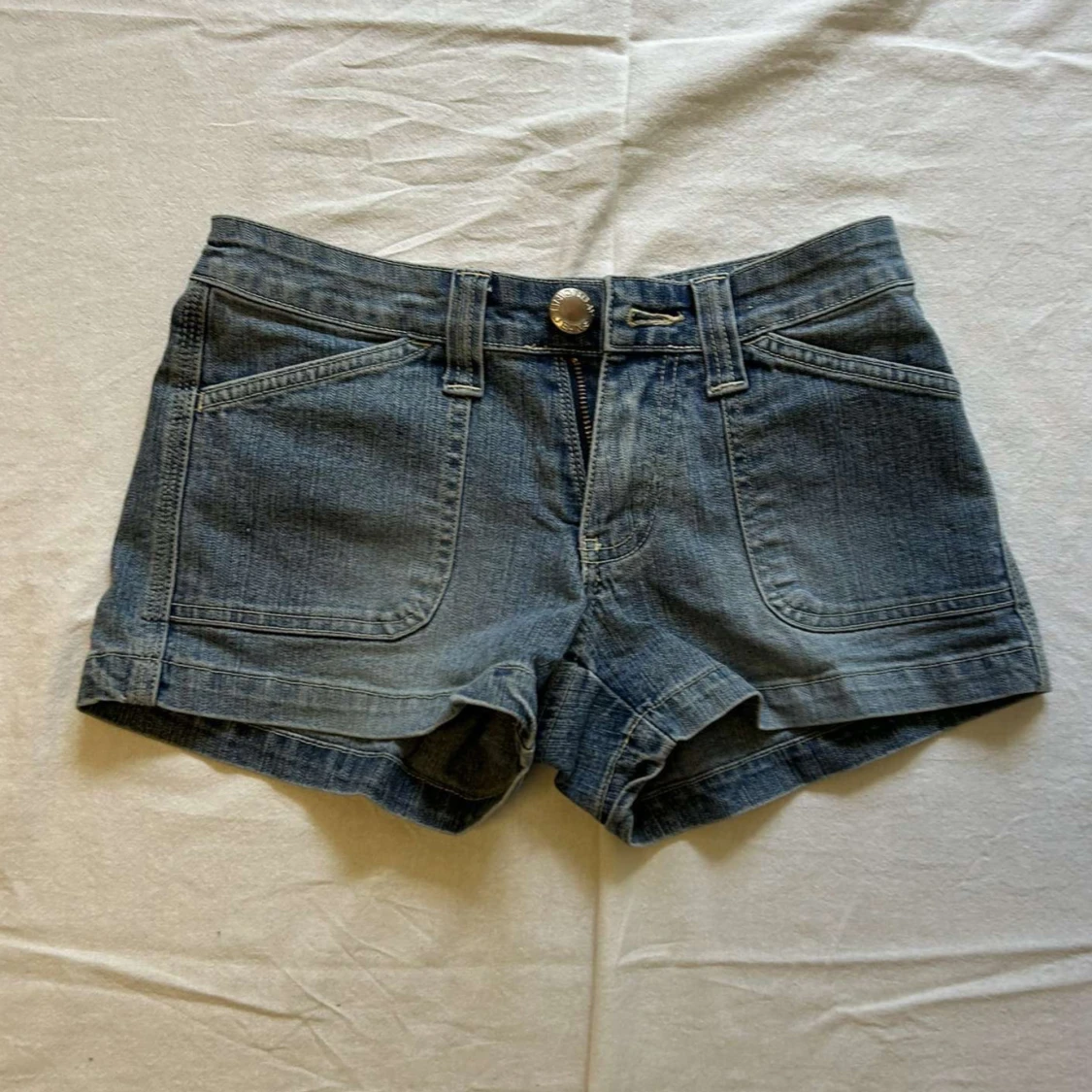 Blå jeansshorts  - 1