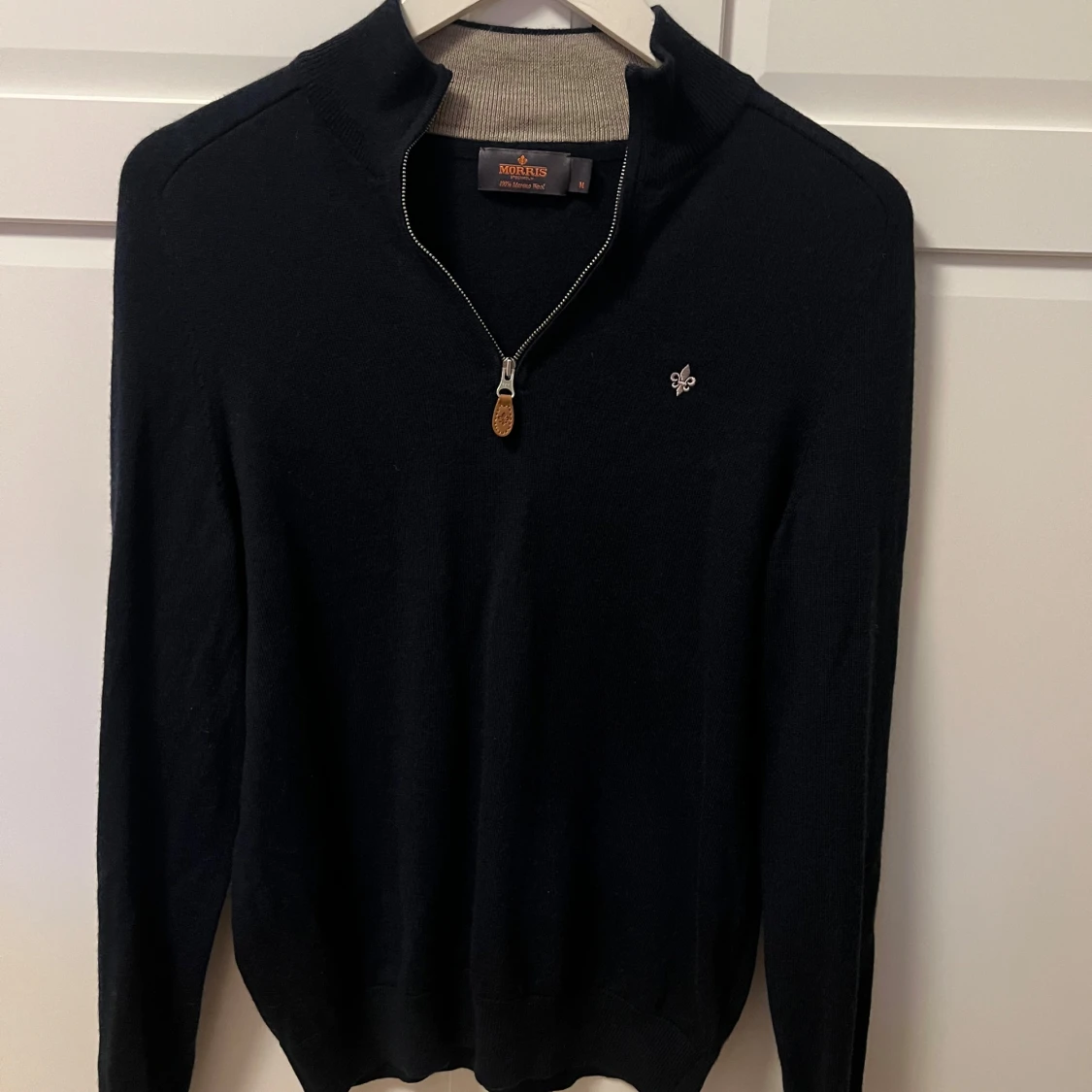 Mörkblå Morris half zip