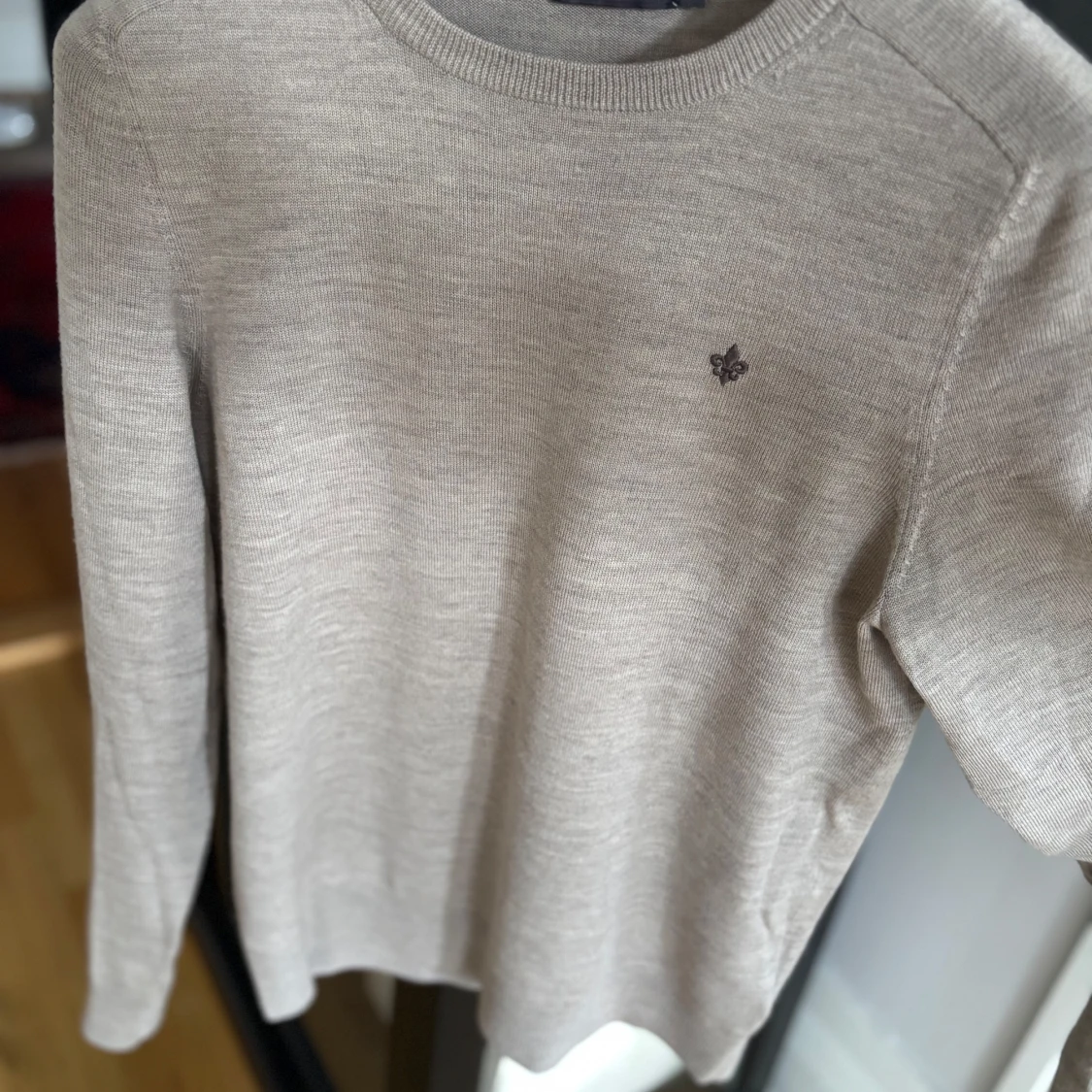 Beigefärgad merinoullströja Morris - 1