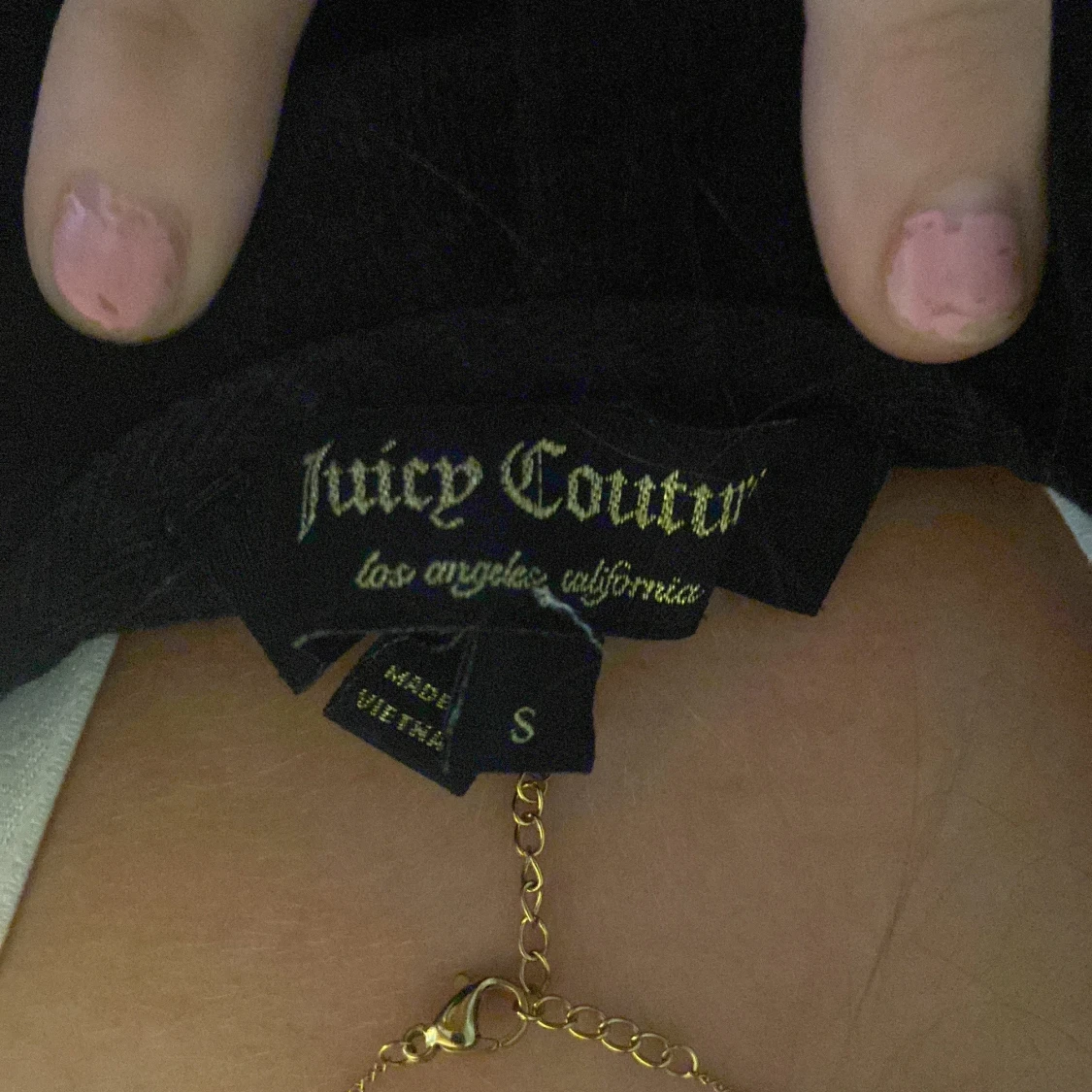 Svart sip-up hoodie Juicy Couture S - 3