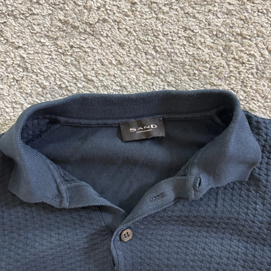 Mörkblå pikétröja från Sand Copenhagen - 2