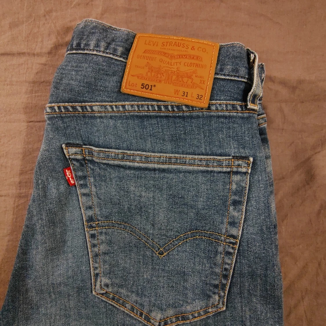 Levi's 501 blå jeans - 1