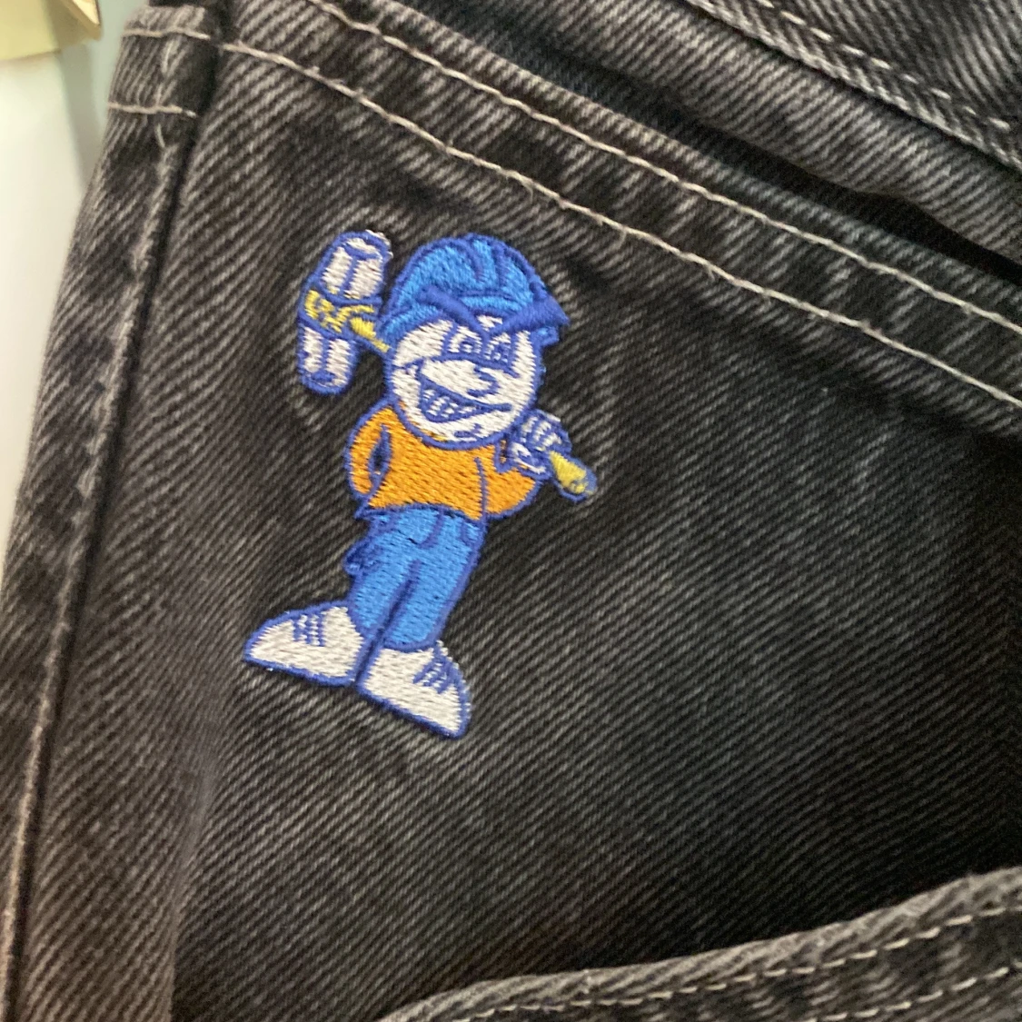 Svarta wide jeans från Polar Skate Co - 1