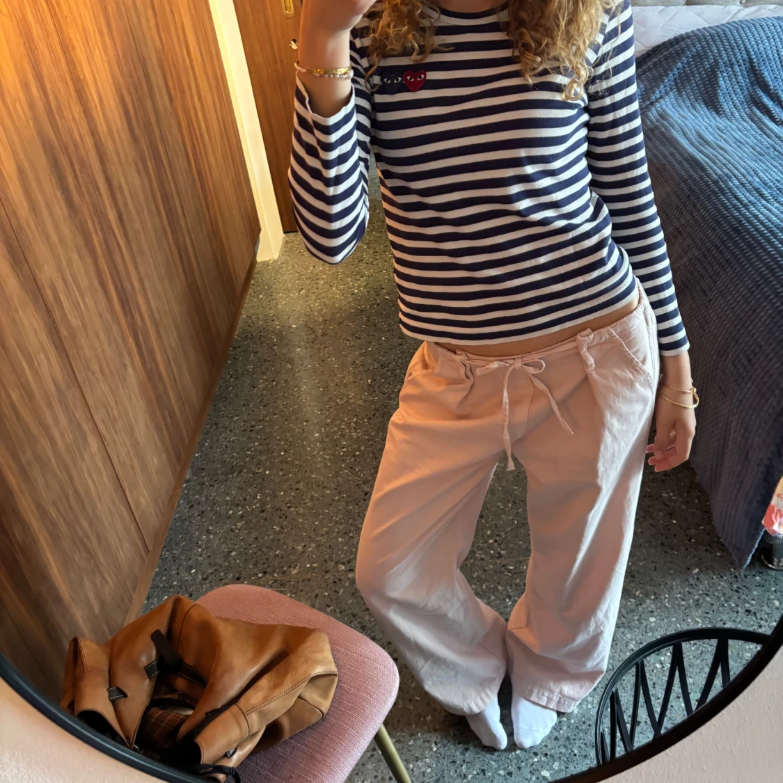 Randig långärmad tröja Comme des Garçons