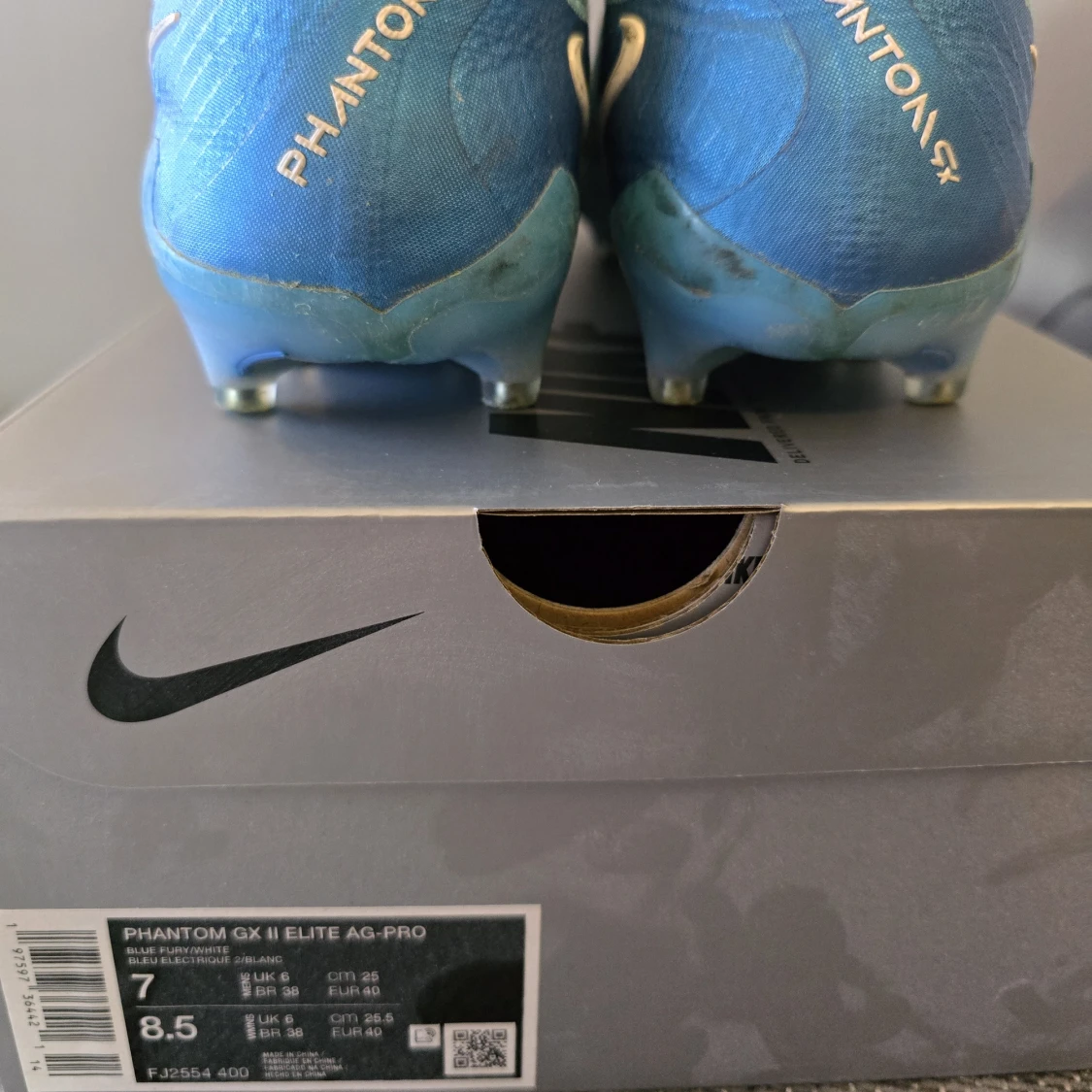 Nike Phantom GX II Elite AG-Pro fotbollsskor blå - 2