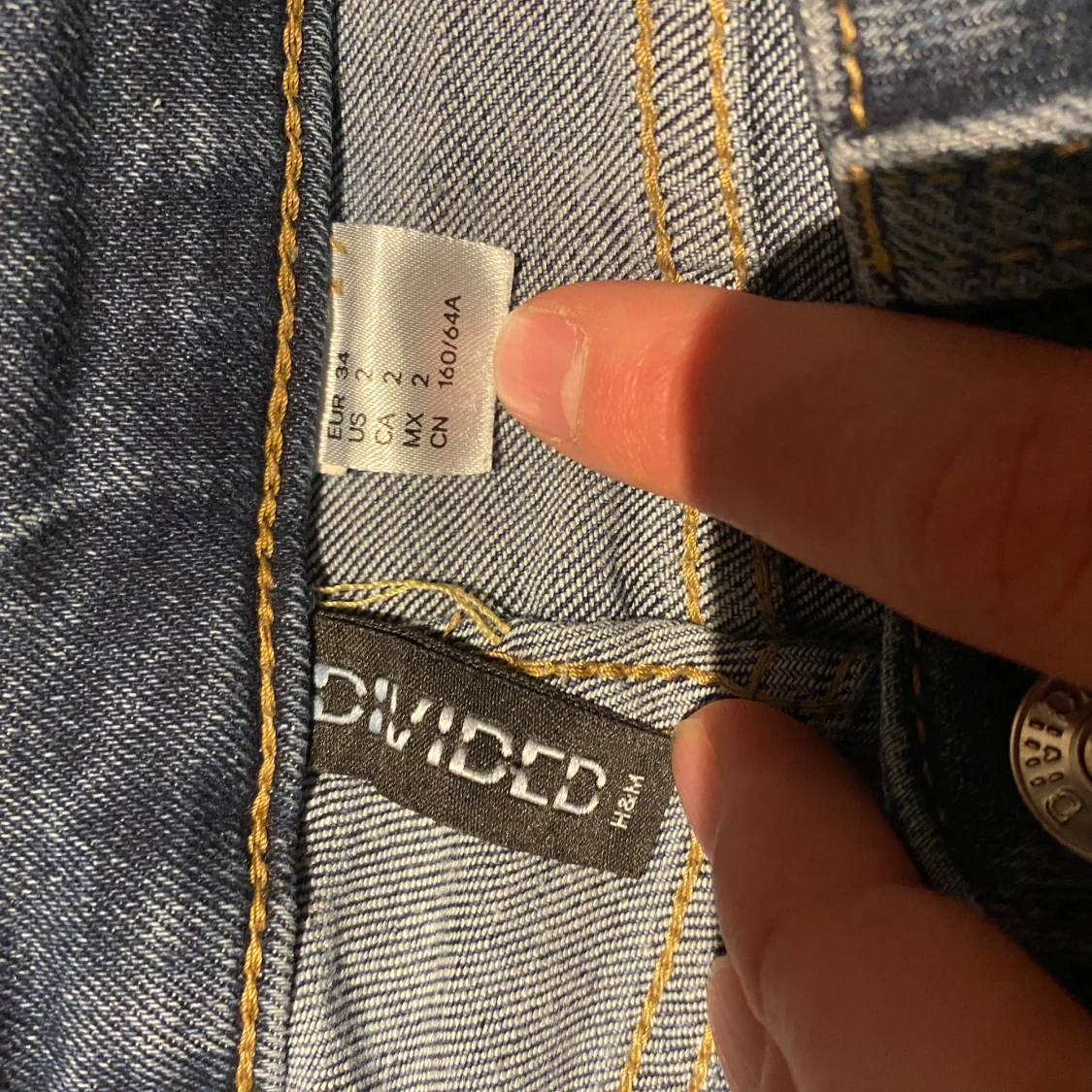 Blå bootcut jeans - 2