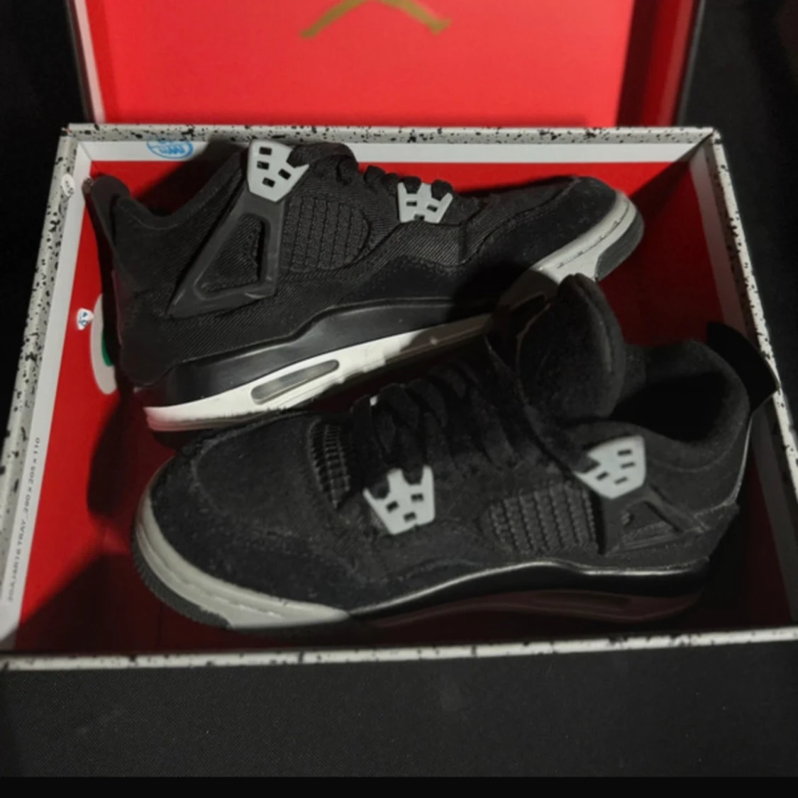 Jordan 4 Retro ”black canvas” - 2