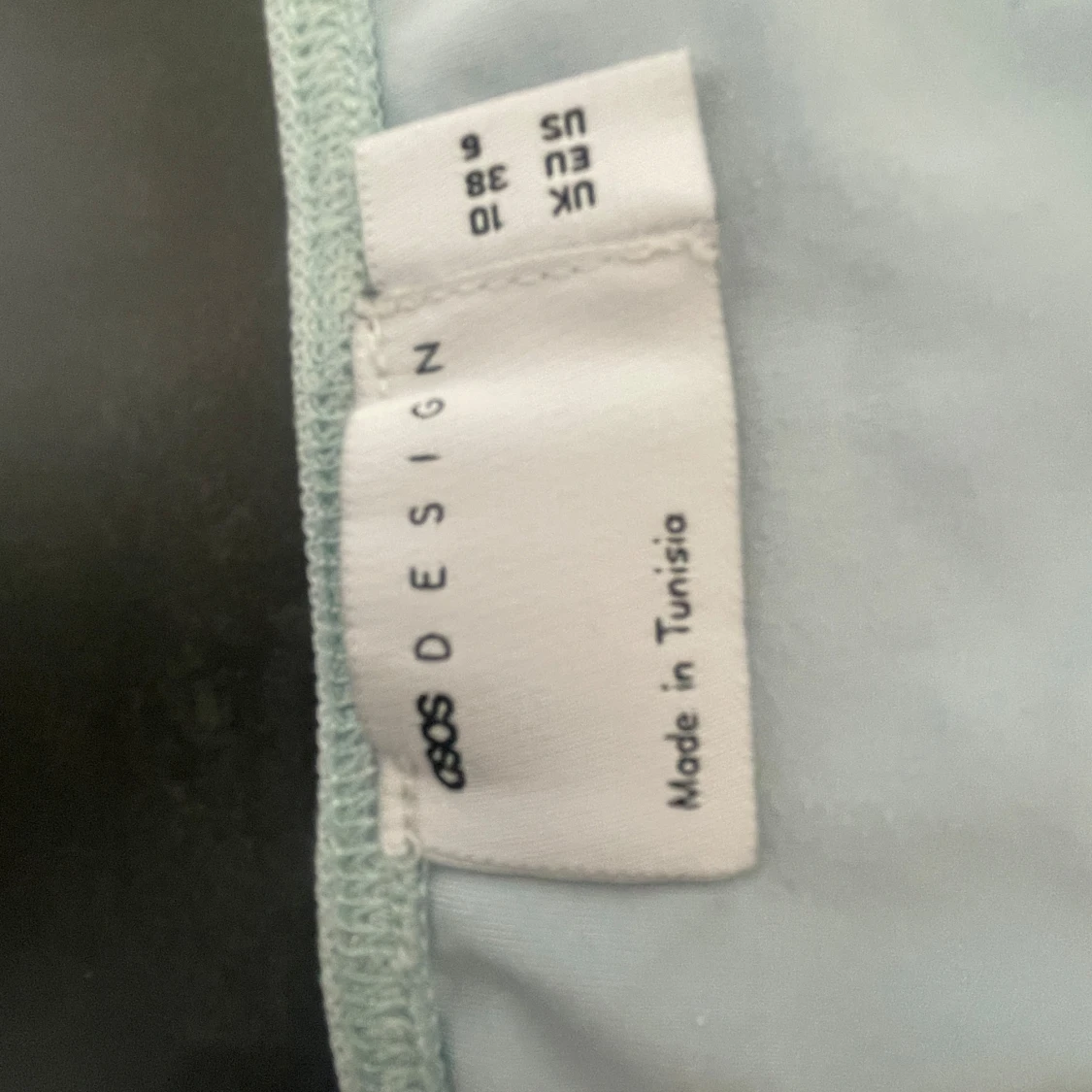 Ljusblå bandeau tubtopp ASOS Design - 3