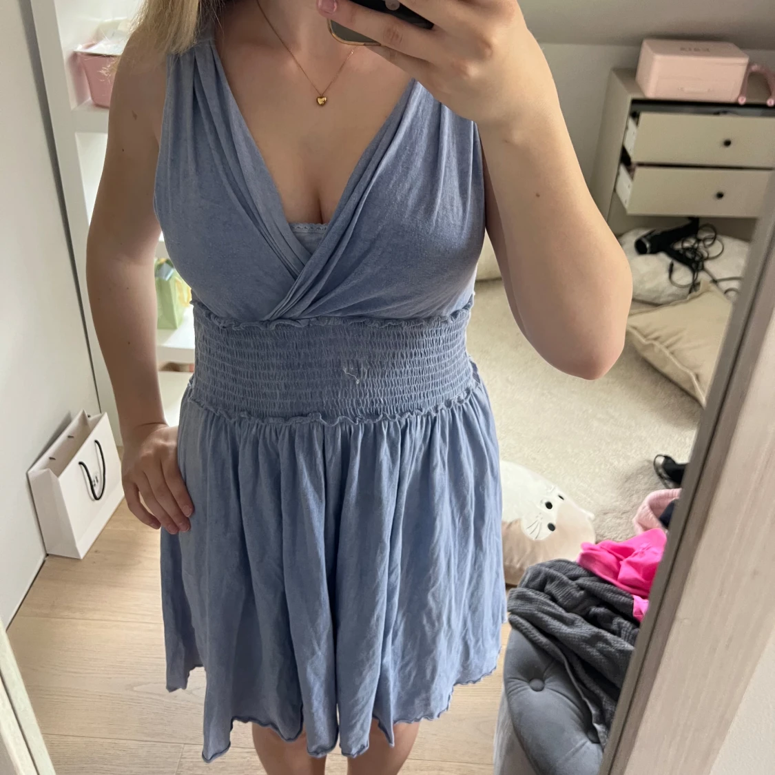 Jätte söt blå klänning - 1